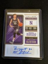2018-19 Panini Contenders BRYANT McINTOSH #97 College Ticket ROOKIE AUTO - CARD