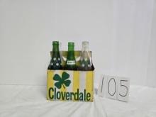 6 Pack Cdbd Cloverdale Carrier With Assorted Cloverdale Bottles