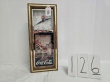 Rectangular Batt Op Toy Coca-cola Town Analog Clock Particle Board As Is