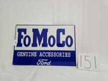 Ford Motor Co Genuine Accessories Sign Metal