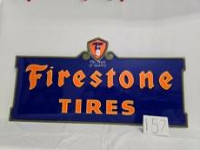 Firestone Tires The Mark Of Quality Metal Sign