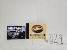 Set Of 2 Books Mustang By Peter Henshaw And Mustang Classics By Publications International