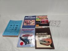 Set Of 8 Books/magazines Of Ford Mustang