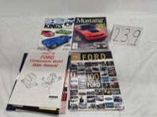 Group Of 8 Magazines/manual Of Ford Mustang