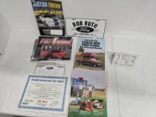 Group Of Ford Magazines /front Plate Mustang And Truck