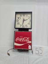 Ingress Plastene Div Rectangular Plastic Coca-cola Working Elect Clock