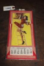 Pin up Girl 1941 Calendar