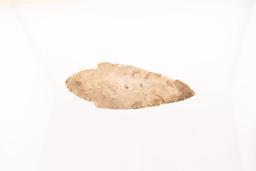 A Large 5-1/2" Adena Point made of Cream Colored Chert.