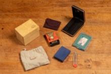 Lot Of Vintage Lighter Boxes, Cases, Flint