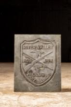 Vintage River Valley Rod and Gun Club Sign