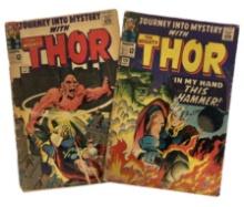 Vintage Marvel Comics - The Mighty Thor No.120 and No.121