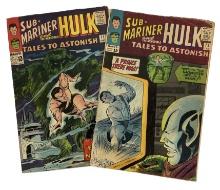 Vintage Marvel Comics - Sub-Mariner and The Incredible Hulk No.71 and 72