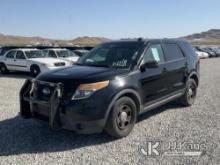 2014 Ford Explorer AWD Police Interceptor Towed In, Body & Interior Damage, Rear Seats Unsecured, No