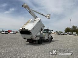 (Hawk Point, MO) Altec LRV55, Over-Center Bucket mounted behind cab on 2011 Freightliner M2106 Chipp