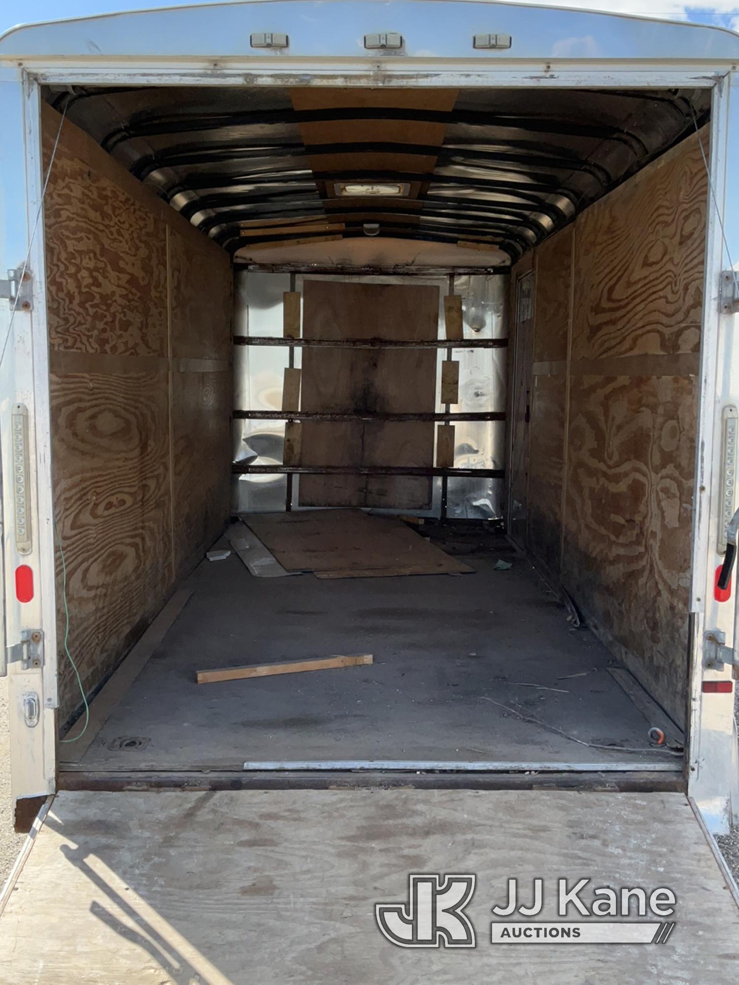(South Beloit, IL) 2015 Forest River T/A Enclosed Trailer No Title) (Seller States: Body & Frame Bad