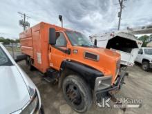 2009 GMC C6500 Chipper Dump Truck Runs) (Does Not Move, Trans Out, Odometer Does Not Track Mileage