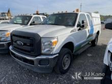 2014 Ford F250 4x4 Extended-Cab Pickup Truck CNG Only) (Not Running Condition Unknown, CNG Tanks Rus
