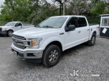 2018 Ford F150 4x4 Crew-Cab Pickup Truck Bad Engine,Runs & Moves, Abs Light On, Check Engine Light O