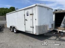 2009 Carry-On REM 8x20CGR-7K T/A Enclosed Cargo Trailer Body & Rust Damage