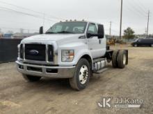 2017 Ford F650 Cab & Chassis Runs, Moves, ABS Light, Engine Light, Smoky Exhaust, Brake Issues, Shif