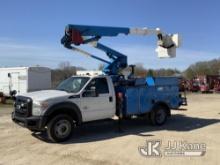 HiRanger LT38, Articulating & Telescopic Bucket Truck mounted behind cab on 2011 Ford F550 4x4 Servi