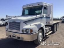 2000 Freightliner FLC120 T/A Flatbed Truck Runs & Moves