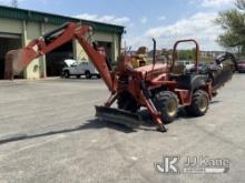 2011 Ditch Witch RT80 Rubber Tired Trencher Runs & Operates) (Bad Throttle Pedal) (Electric Co Op Ow