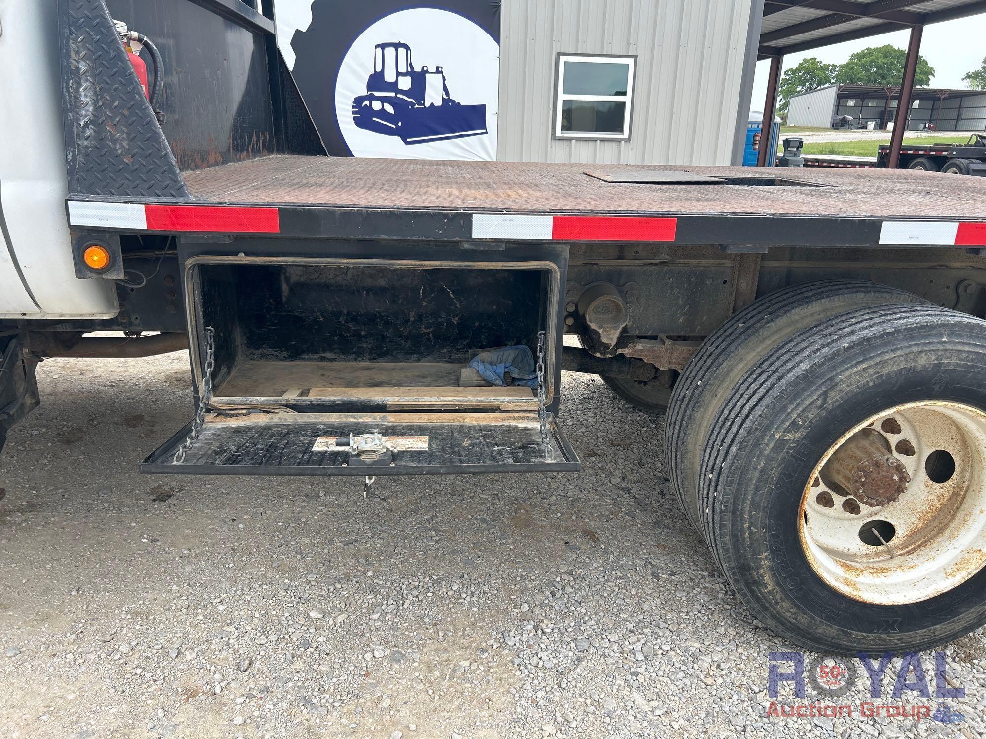 2000 Ford F650 Super Duty Hauler Flatbed Truck