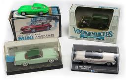 Toy Scale Models (10), AMT Mini XKE Jaguar, 1964 Mustang, 1969 Camaro SS, 1