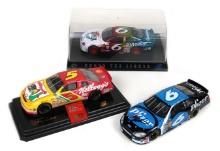 Race Cars (3), Kellogg's & Pfizer, 1 w/case, Exc cond, 10" L.