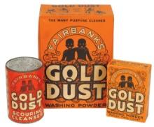 Black Americana Country Store Shelf Stock, Fairbank's Gold Dust Washing Pow
