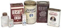 Country Store Tins & Bottle (7), Postum Cereal sample tin, Kellogg's Drinke