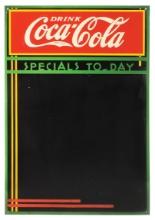 Coca-Cola Menu Board, Drink Coca-Cola Specials Today, c.1934, Deco style em