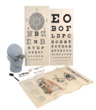 Optical Charts & Examining Tools (8), the Emmetropic Eye, (2) J.K.O. Co. ch