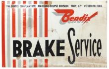 Automobilia Service Station Signs, litho on tin Bendix Brake Service & Impe
