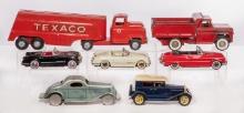 Tin Lithographed Toy Car and Truck Assortment