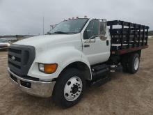 2010 Ford F750 Stakebed Truck, s/n 3FRNF7FA0AV239833 (No Title - Bill of Sa
