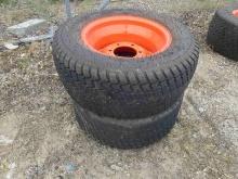 (2) 27x10.50-15 NHS Tires w/ Kubota Rims