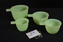 Set of 4 Nested Jadeite Measuring Cups