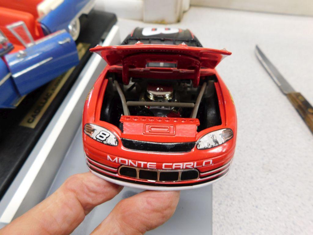Budweiser Toy Race Car, Die Cast, In Case.