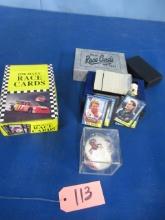 1990-91 MAXX RACE CARDS AND DALE EARNHARDT BASEBALL CARDS