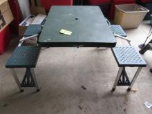 OLD FOLDING PICNIC TABLE