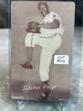 1947-66 Satchel Paige Exhibit Card- Blank Back