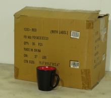 CIB Coffee Mugs (Black outside and Red inside)