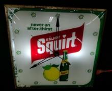 PAM Enjoy Squirt Lighted Advertising Clock