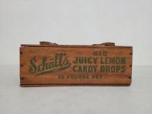 Schall's Lemon Candy Wood Crate