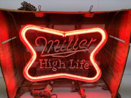 Neon Miller High Life Advertising Sign New Old Stock