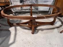 Oval Table Frame, (no top), 45" X 23" X 18"
