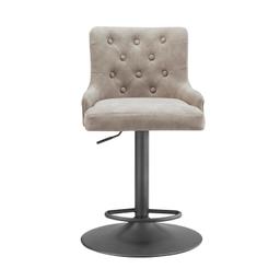 Powell Chelten Adjustable Bar Stool With Beige Finish D1468B21BE