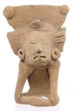 Pre-Columbian Clay Seated Figure